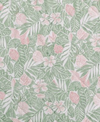 Pineapple Bloom Cotton Reversible 3-Pc. Quilt Set, Full/Queen