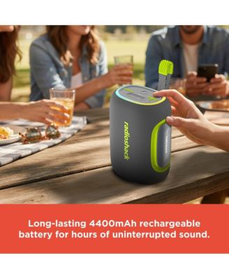 40W IPX5 Live Sound Portable Speaker Grey and Green