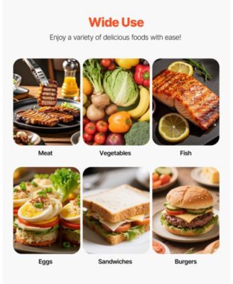 3600W Commercial Electric Panini Press Grill with Dual Plates and Temperature Control