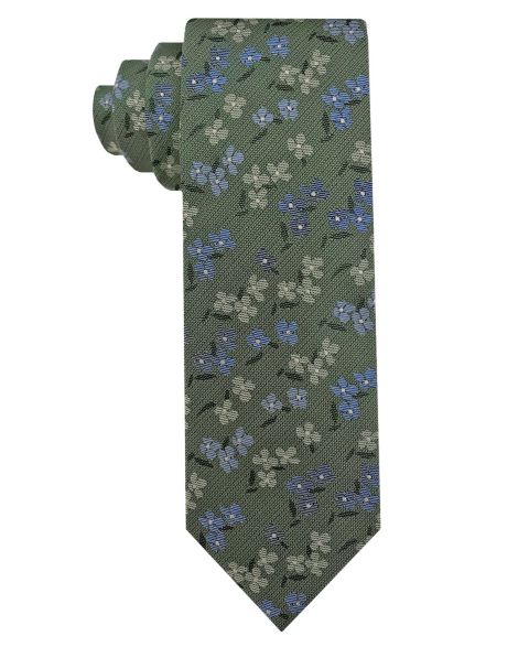 Мужской галстук Van Heusen с мелким цветочным принтом, цвет: Мятный