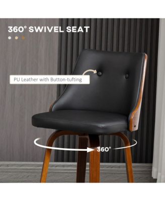 Counter Height Bar Stools Set of 2 Bar Chairs with Footrest,