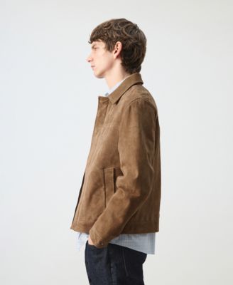 Men's Leather Pockets Jacket