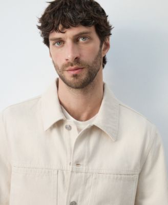 Men's Cotton Pockets Denim Jacket