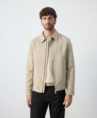 Men's Suede Effect Jacket