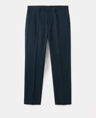 Men's Slim-Fit Linen-Lyocell-Blend Pants