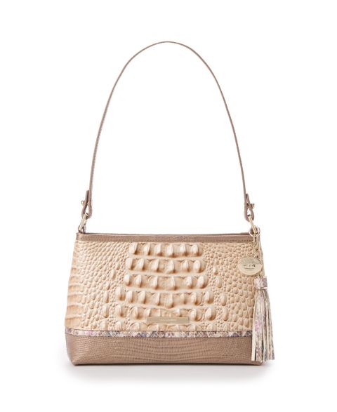Женские Brahmin Lorelei Sintra Small Leather Shoulder Handbag