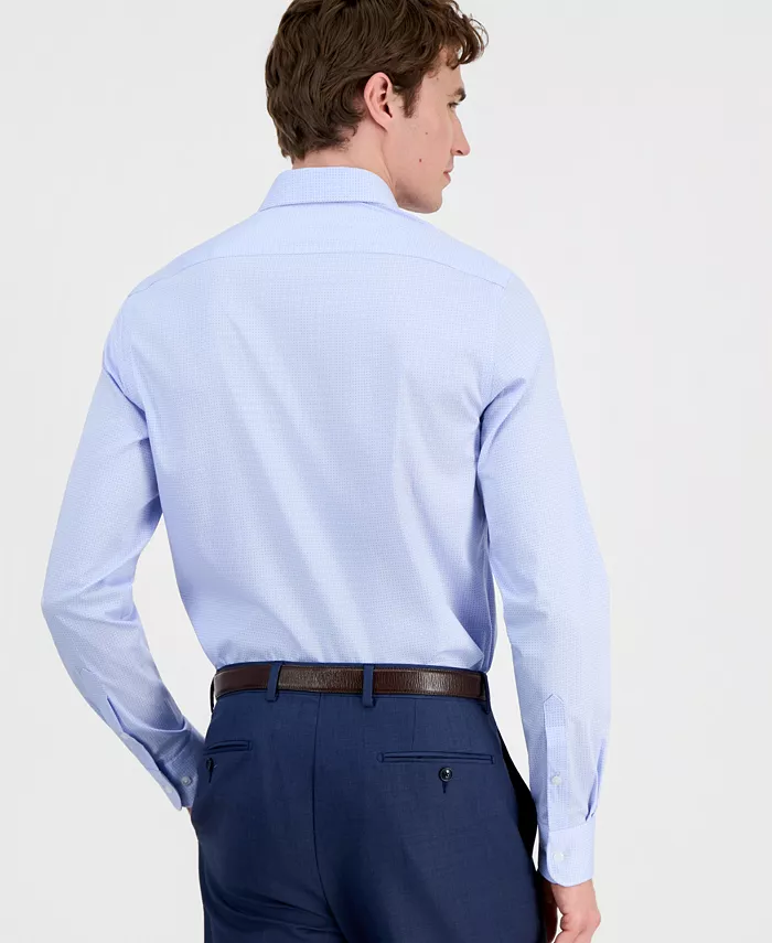 Men's Geometric Pattern Dress Shirt - thumbnail 6