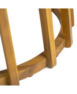 Outdoor Round Top Acacia Wood Dining Table,Round Bistro Table