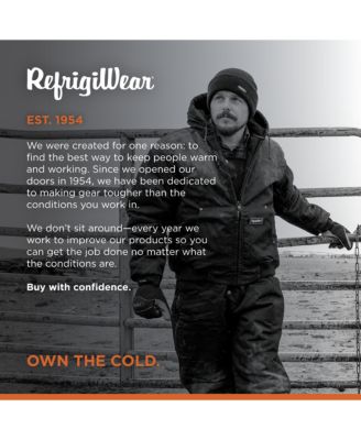 Men's ComfortGuard Service Jacket - Insulated Denim Hooded Work Jacket for Cold Weather