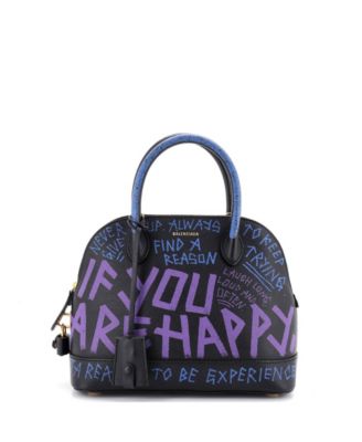 Small Graffiti Ville Bag Leather