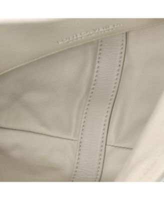 Small Flip Flap Tote Intrecciato Leather