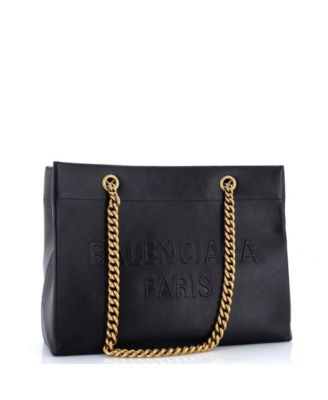 Medium Duty Free Chain Tote Leather