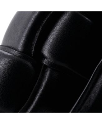 Cassette Chain Crossbody Bag Padded Maxi Intrecciato Leather