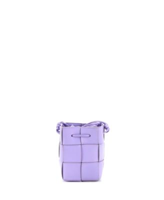 Mini Cassette Bucket Bag Maxi Intrecciato Leather