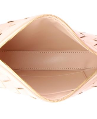 Mini Sunrise Shoulder Bag Intrecciato Leather