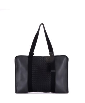 Shoulder Briefcase Intrecciato Leather