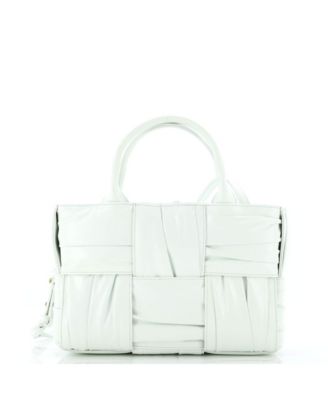 Mini Arco Tote Maxi Intrecciato Plisse Leather