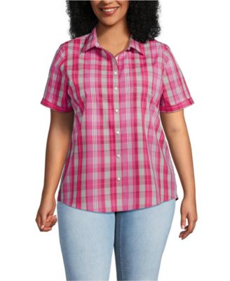 Women's Plus Size Wrinkle Free No Iron Shirt