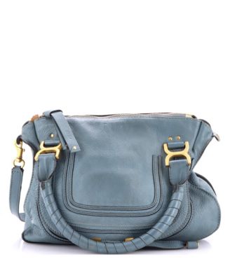 Medium Marcie Satchel Leather