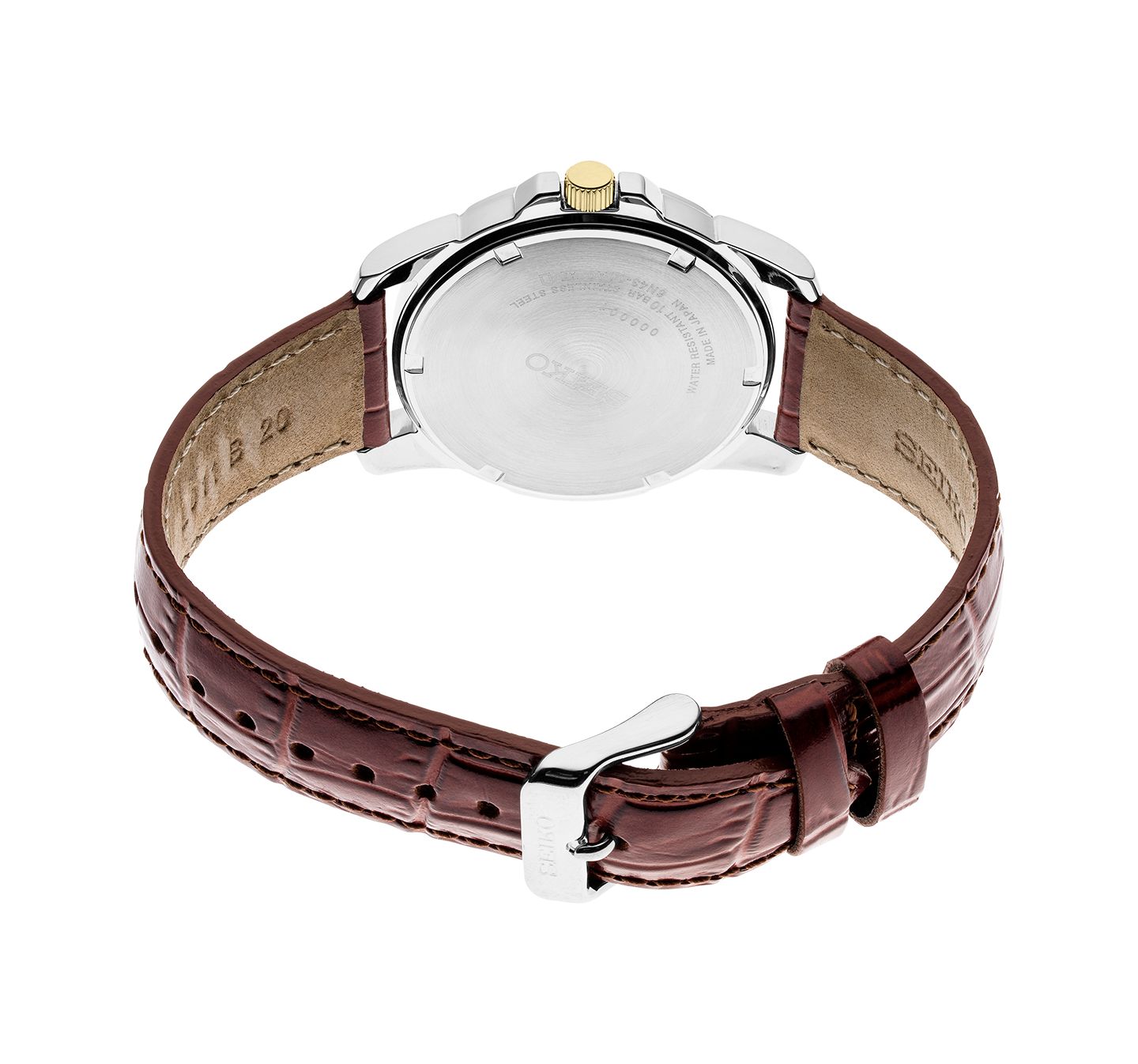 Мужские часы Seiko Two-Tone Stainless Steel Dial Bracelet Watch, 39.6mm — фото 3