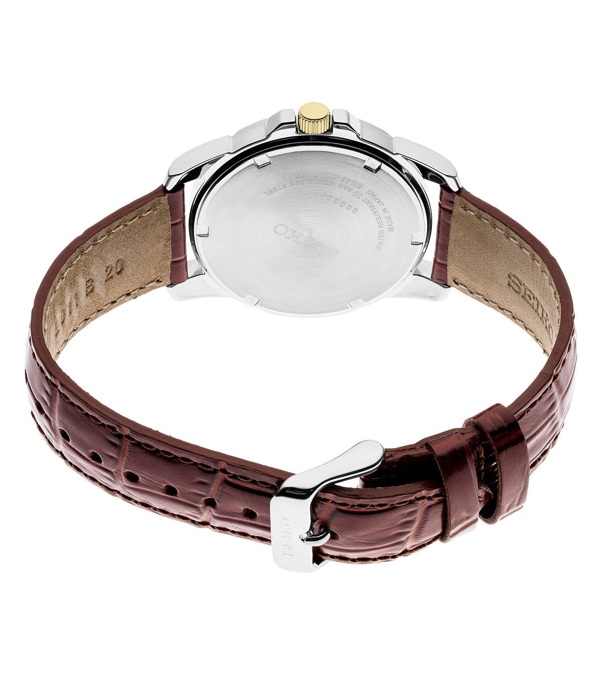 Seiko Men's Two-Tone Stainless Steel Dial Bracelet Watch, 39.6mm