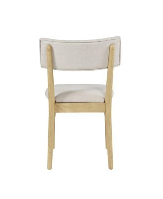 Beck Contemporary Upholstered Split Back Dining Chair (Set of 2)