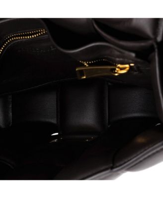 Cassette Chain Crossbody Bag Padded Maxi Intrecciato Leather