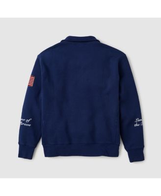 Men's Navy USA 250 Limited Edition Quarter-Zip Polo Sweatshirt