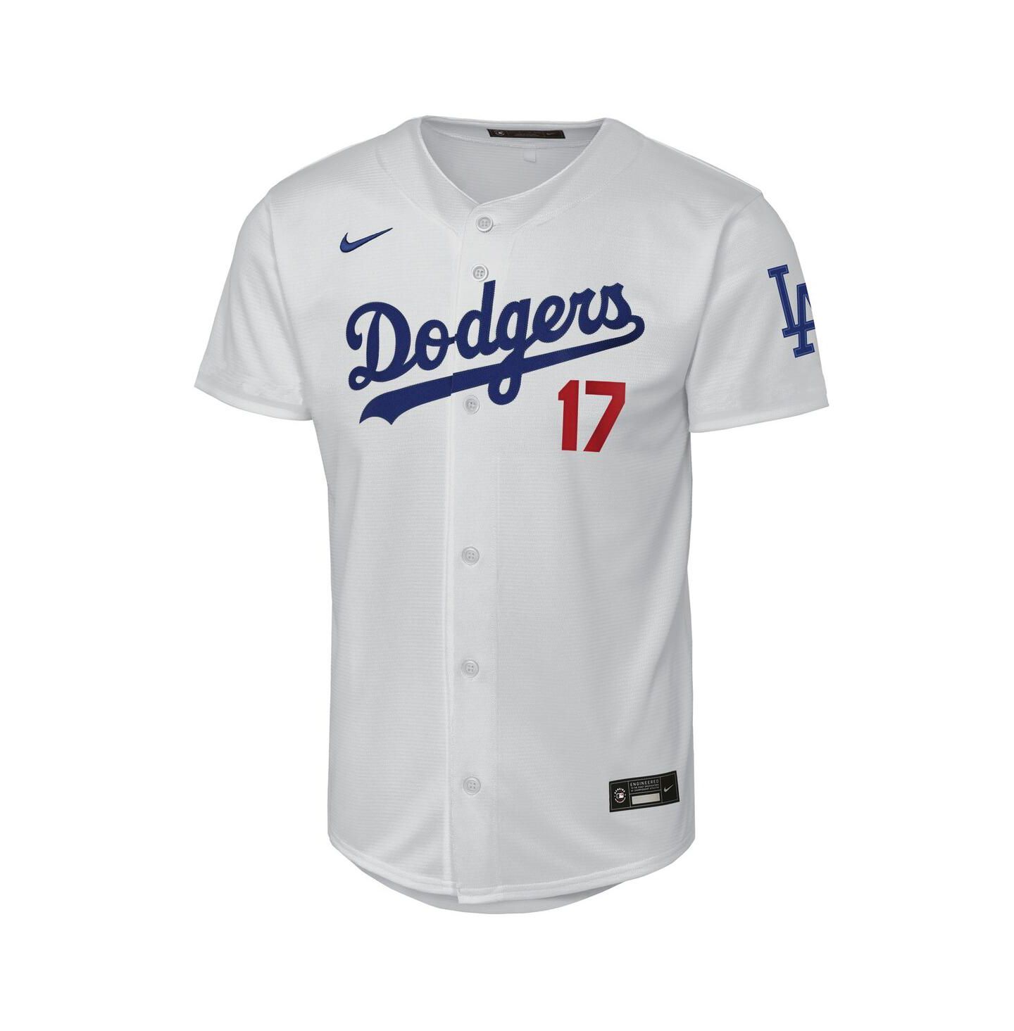 Детская джерси Nike Shohei Ohtani Los Angeles Dodgers Home Stadium, белая — фото 3