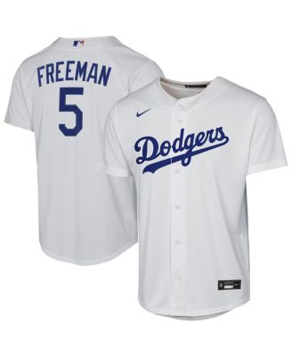 Big Boys and Girls Freddie Freeman White Los Angeles Dodgers Home Replica Player Jersey