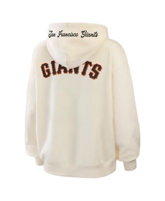 Women's Cream San Francisco Giants Full-Zip Hoodie