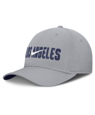 Men's Gray Los Angeles Dodgers Primetime Rise Dri-FIT Flex Hat