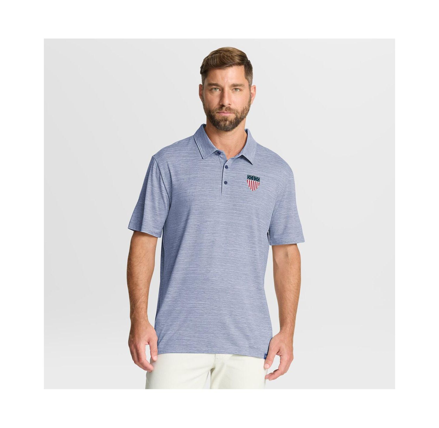 Men's Navy Team USA Clutch Polo Shirt