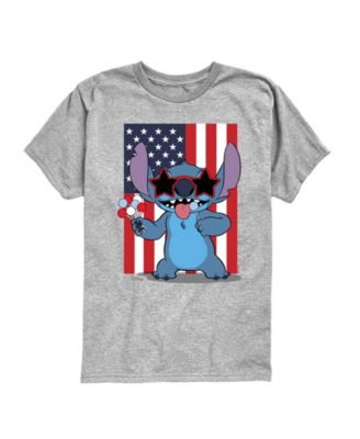 Lilo & Stitch Boys' Toddler 2T-5T Americool Short-Sleeve Graphic T-Shirt - Athletic Heather