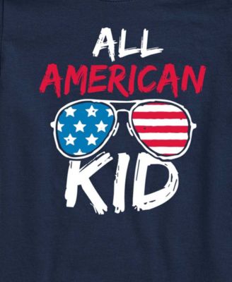 Boys' Toddler 2T-5T Instant Message All American Kid Short-Sleeve Graphic T-Shirt