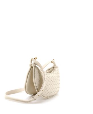 Small Gemelli Crossbody Bag Intrecciato Leather