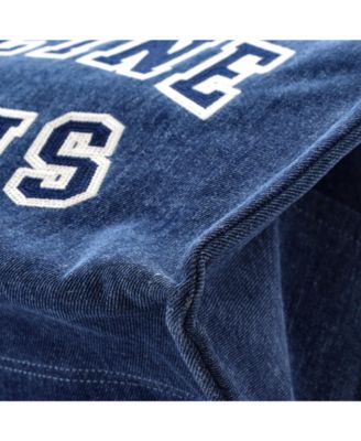 Large Cabas Thais Tote Denim with Applique