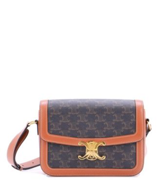 Medium Triomphe Shoulder Bag Triomphe Coated Canvas