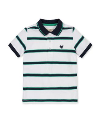 Toddler Boys Hope and Henry Organic Short Sleeve Jersey Polo