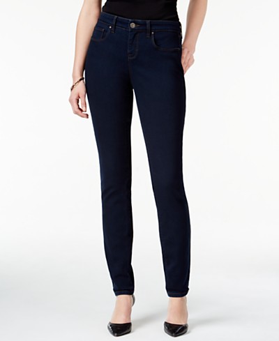 Lauren Ralph Lauren Petite High-Rise Skinny Ankle Jeans - Macy's