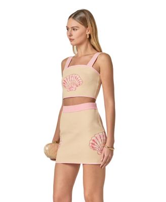 Women's Sea Shell Sleeveless Knit Top