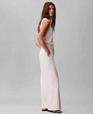 Women's High-Rise Wide-Leg Pants