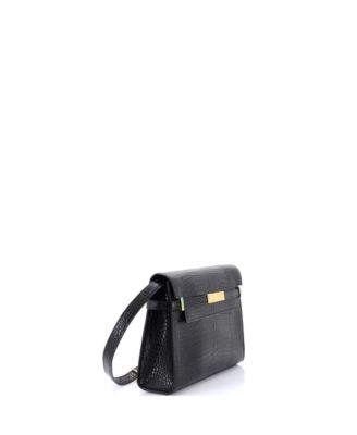 Medium Manhattan Shoulder Bag Embossed Leather