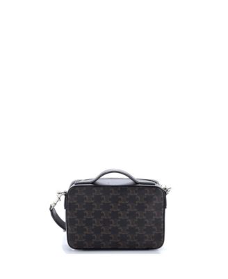 Messenger Box Bag Triomphe Coated Canvas