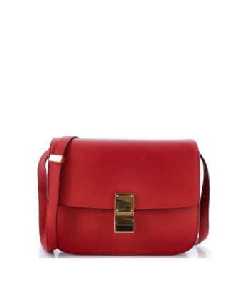 Medium Classic Box Bag Grainy Leather