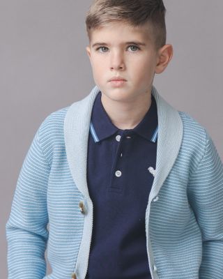 Big Boys Hope and Henry Organic Shawl Collar Cardigan Sweater