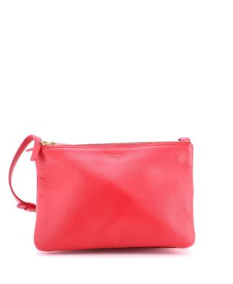 Small Trio Crossbody Bag Leather