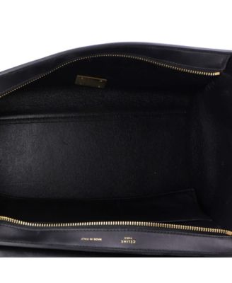 Small Tricolor Trapeze Bag Leather