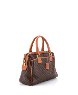 Medium Vintage Boston Bag Macadam Coated Canvas