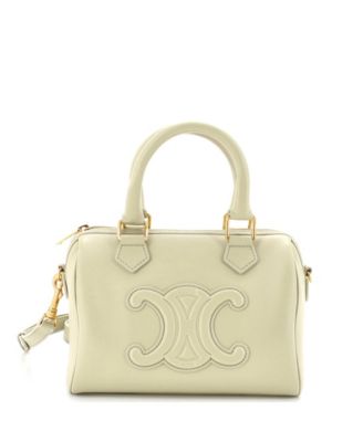 Small Cuir Triomphe Boston Bag Leather